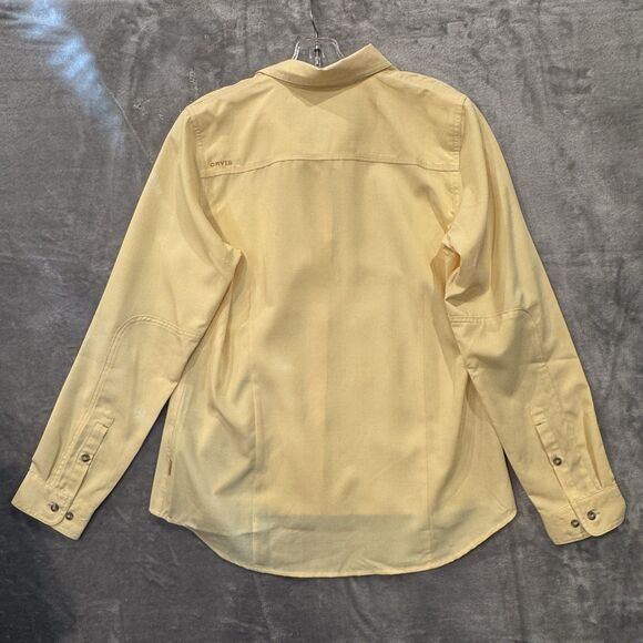 Orvis Tech Chambray Butter Work Performance Shirt Long Sleeve M Womens Outdoor - Picture 2 of 9